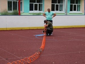 На спортплощадке в поселке Новоивановский уложено травмобезопасное покрытие На спортплощадке в поселке Новоивановский уложено травмобезопасное покрытие