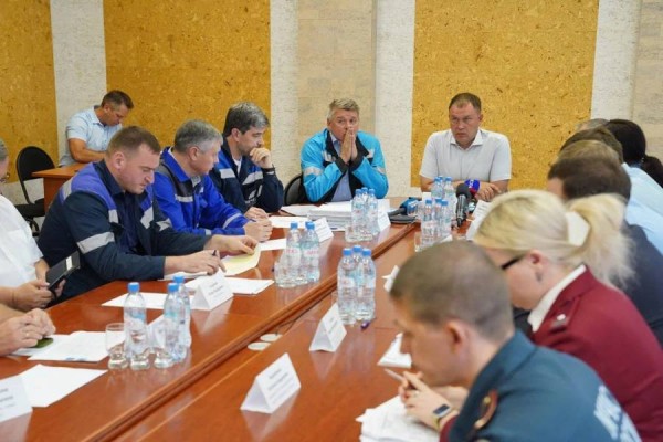 Илья Середюк проверил работу Южно-Кузбасской ГРЭС и провел заседание оперативного штаба по урегулированию деятельности компании