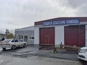 В селе Кубитет Тяжинского округа завершается строительство пожарного депо В селе Кубитет Тяжинского округа завершается строительство пожарного депо