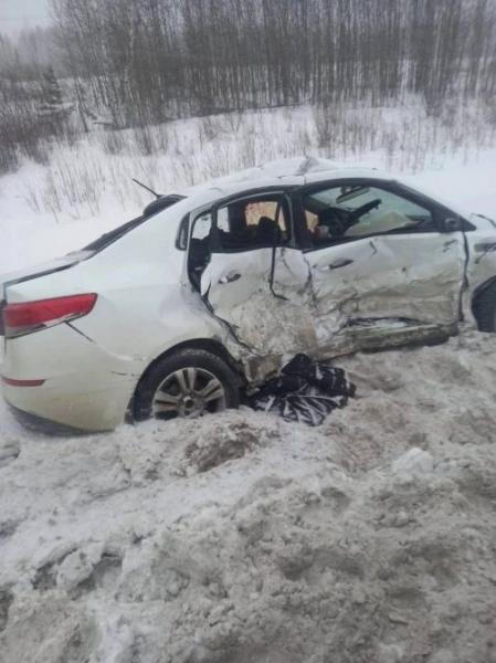 В Кузбассе в жесткой аварии погибли два человека (соцсети)